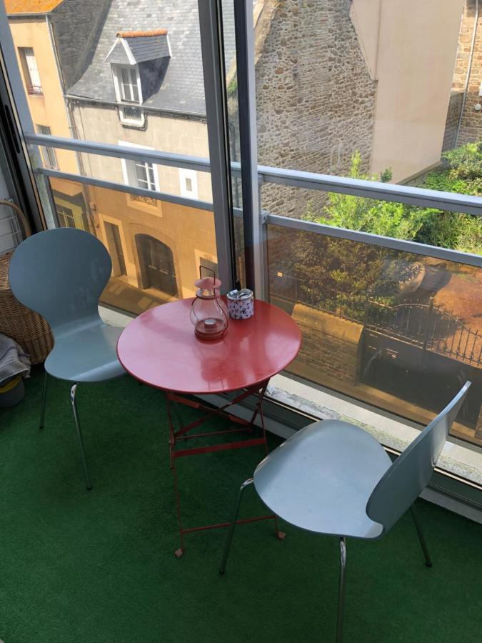 Studio Bord de Plage des Bas Sablons Saint Malo Exterior foto