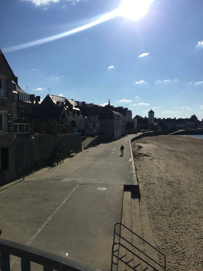 Studio Bord de Plage des Bas Sablons Saint Malo Exterior foto